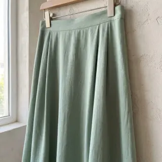 Viskóza s ľanom BUBBLY light mint