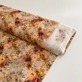 Viskoosi RAYON POPLIN Flower sea design E