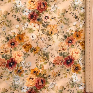 Viskoosi RAYON POPLIN Flower sea design E