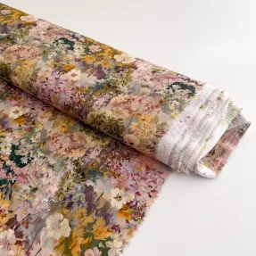 Viskoosi RAYON POPLIN Blossoms design B