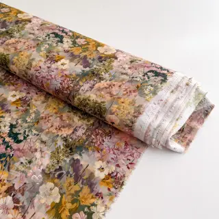 Viskoosi RAYON POPLIN Blossoms design B