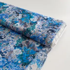 Viskoosi RAYON POPLIN Blossoms design C