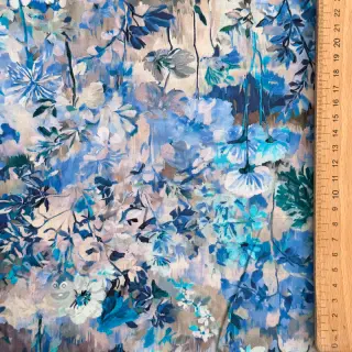 Viskoosi RAYON POPLIN Blossoms design C