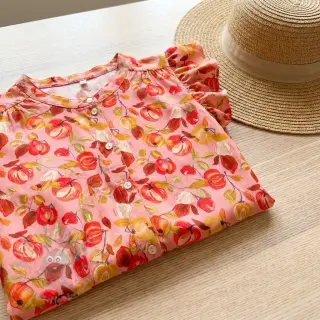 Viskoosi RAYON POPLIN Fruity design B
