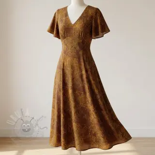 Viskoosi RAYON POPLIN Flow design C