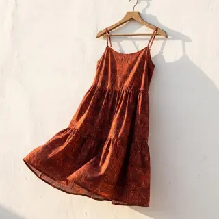 Viskóza RAYON POPLIN Flow design B