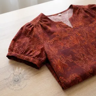 Viskoosi RAYON POPLIN Flow design B