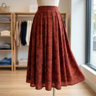 Viskóza RAYON POPLIN Flow design B