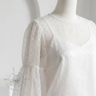 Tylli TUTU-hameeseen DOTS off white