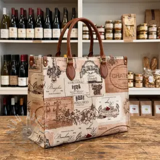 Sisustuskangas Linenlook Wine label box