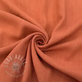 Viskoosi pellavalla WASHED terracotta
