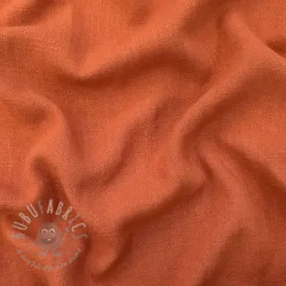 Viskoosi pellavalla WASHED terracotta