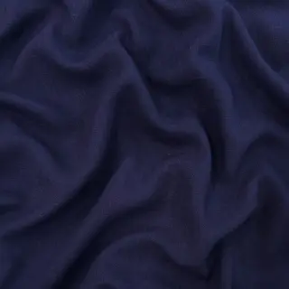 Viskóza s ľanom WASHED navy