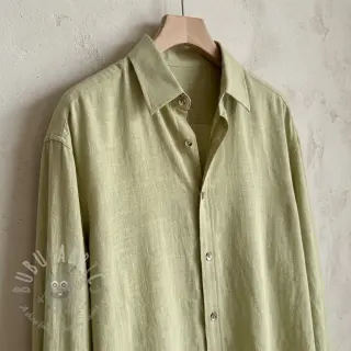 Viskoosi pellavalla WASHED light lime
