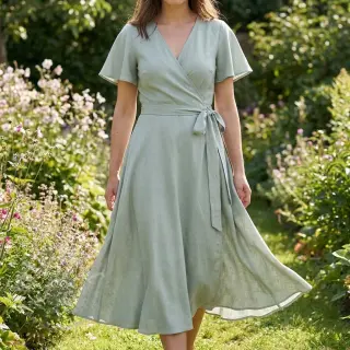 Viskoosi pellavalla WASHED mint