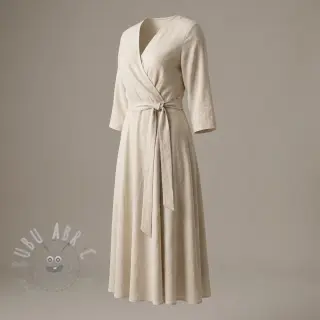 Viskoosi pellavalla WASHED light beige