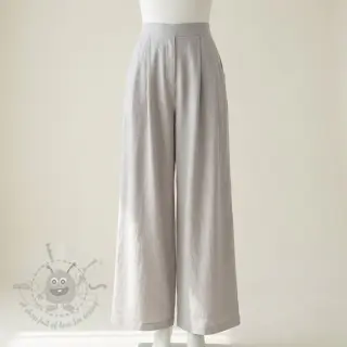 Viskoosi pellavalla WASHED light grey