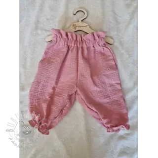 Kaksinkertainen harsokangas/musliini soft rose