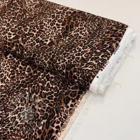 Viskoosi RADIANCE Skinny brown digital print
