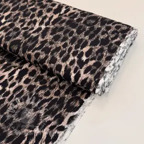 Viskoosi RADIANCE Wild skin grey digital print