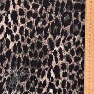 Viskoosi RADIANCE Wild skin grey digital print