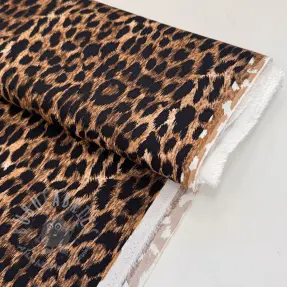 Viskoosi RADIANCE Wild skin brown digital print