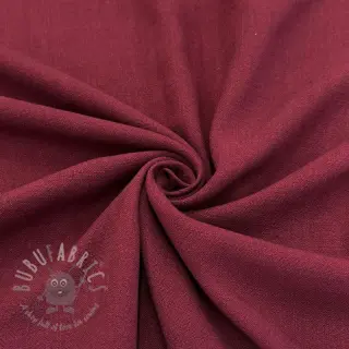 Viskoosi pellavalla WASHED wine red