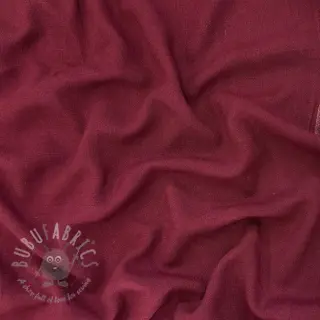 Viskoosi pellavalla WASHED wine red