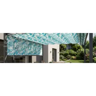 Sisustuskangas OUTDOOR Marquise blanc