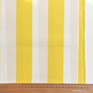 Dekoračná látka OUTDOOR PREMIUM Stripe yellow