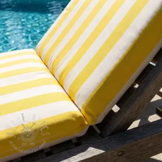Sisustuskangas OUTDOOR PREMIUM Stripe yellow