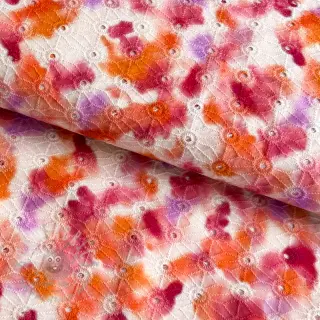 Puuvillakangas EMBROIDERY Paint brush design Ja