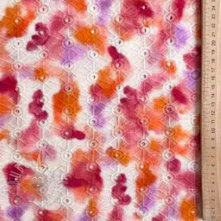 Puuvillakangas EMBROIDERY Paint brush design Ja