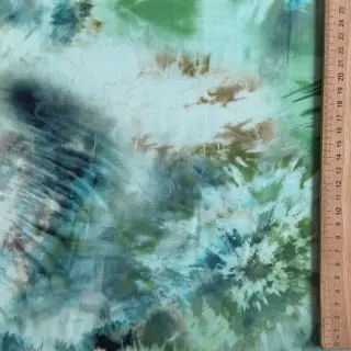 Viskóza TWILL Messy TIE DYE design A