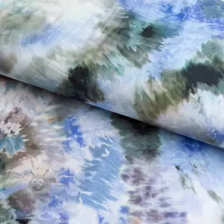 Viskoosi TWILL Messy TIE DYE design C