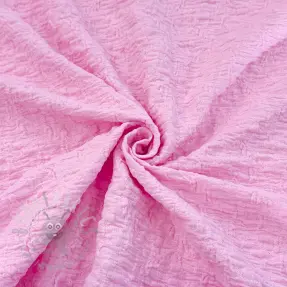 Puuvillakangas SMOGGED EMBROIDERY light pink