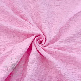 Puuvillakangas SMOGGED EMBROIDERY light pink