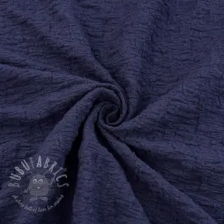 Puuvillakangas SMOGGED EMBROIDERY navy