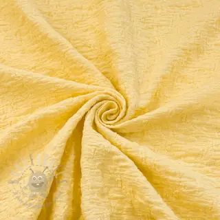 Puuvillakangas SMOGGED EMBROIDERY yellow