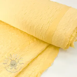 Puuvillakangas SMOGGED EMBROIDERY yellow