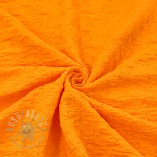 Puuvillakangas SMOGGED EMBROIDERY orange