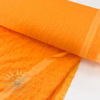 Puuvillakangas SMOGGED EMBROIDERY orange