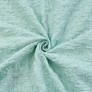 Puuvillakangas SMOGGED EMBROIDERY mint