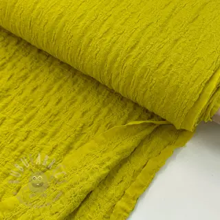 Puuvillakangas SMOGGED EMBROIDERY lime