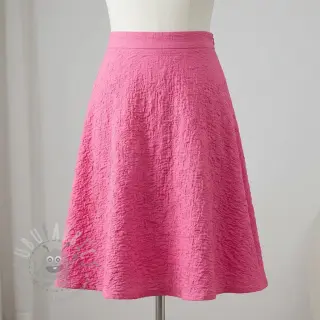 Puuvillakangas SMOGGED EMBROIDERY fuchsia