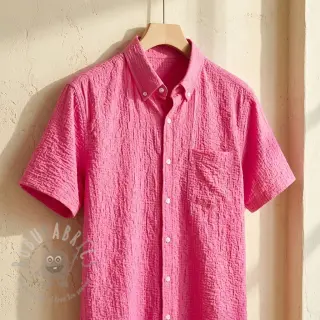 Puuvillakangas SMOGGED EMBROIDERY fuchsia