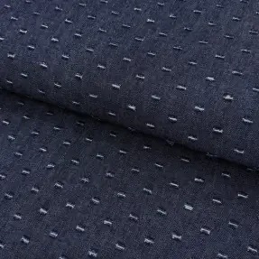 JEANS DENIM 6 OZ Small Holes dark blue