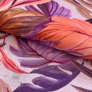 Viskoosi pellavalla Painted leaves
