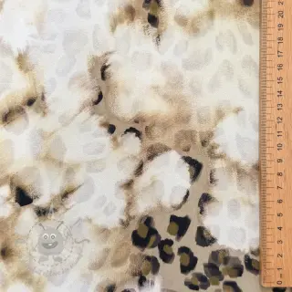 Viskoosi TWILL Structured Panther design B