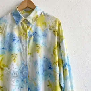 Viskoosi SATIN Blurricio design B